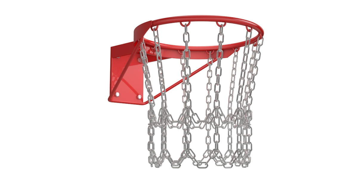 СО 77 Спортивное оборудование Сетка для баскетбольного кольца (гальванизированная сталь)